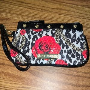 Betsey Johnson Cheetah Wristlet